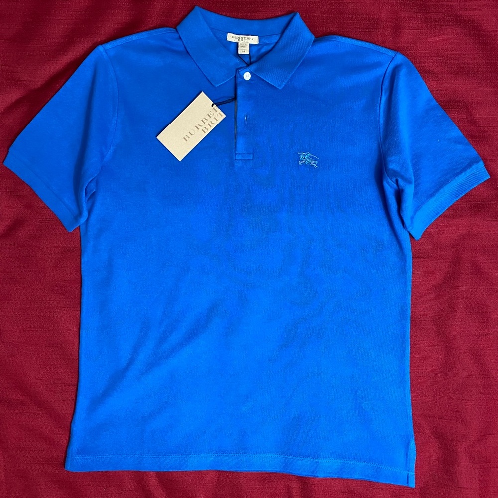 BURBERRY BRIT Royal Blue Polo NEW WITH TAGS!!